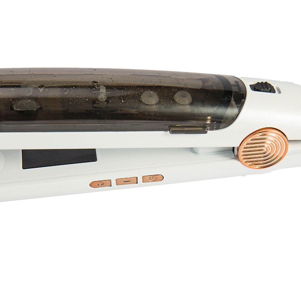Professional Steam Hair Straightener with Infrared Flat Iron Ceramic Plates