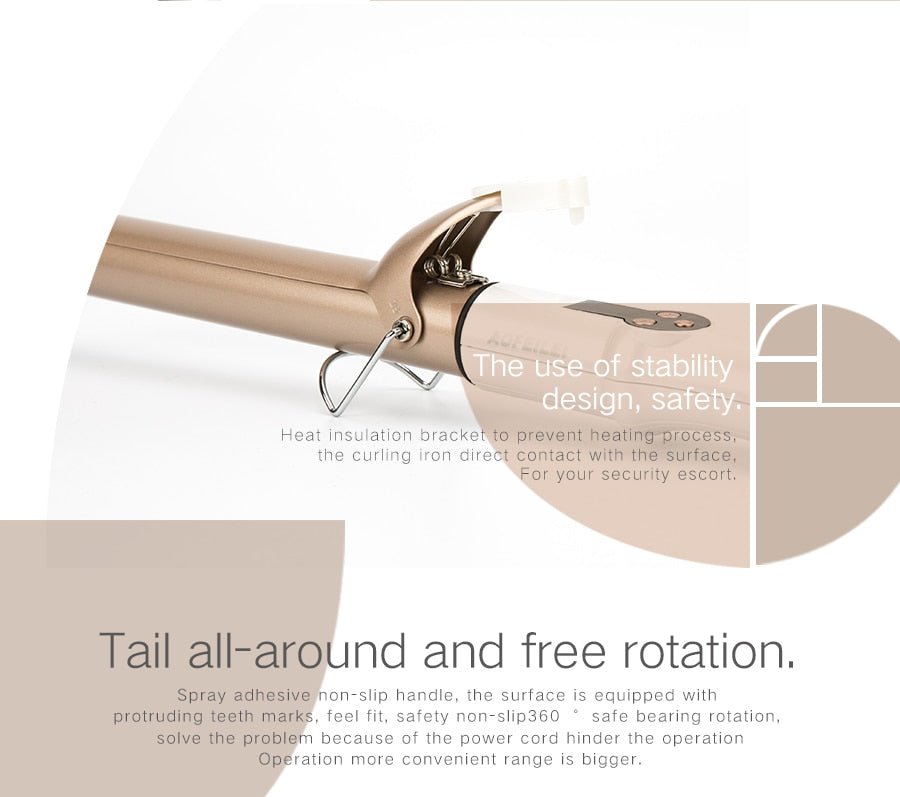 2 in 1 mestar curling outlet iron